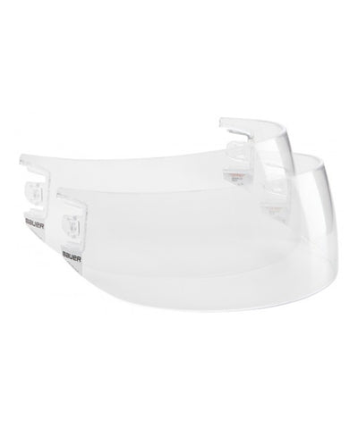 BAUER PRO-CLIP REPLACEMENT VISORS CLEAR STRAIGHT 2-PKBAUER PRO-CLIP STRAIGHT CLEAR REPLACEMENT VISORS 2-PK