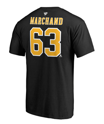 BRAD MARCHAND BOSTON BRUINS FANATICS MEN'S NAME AND NUMBER T SHIRT
