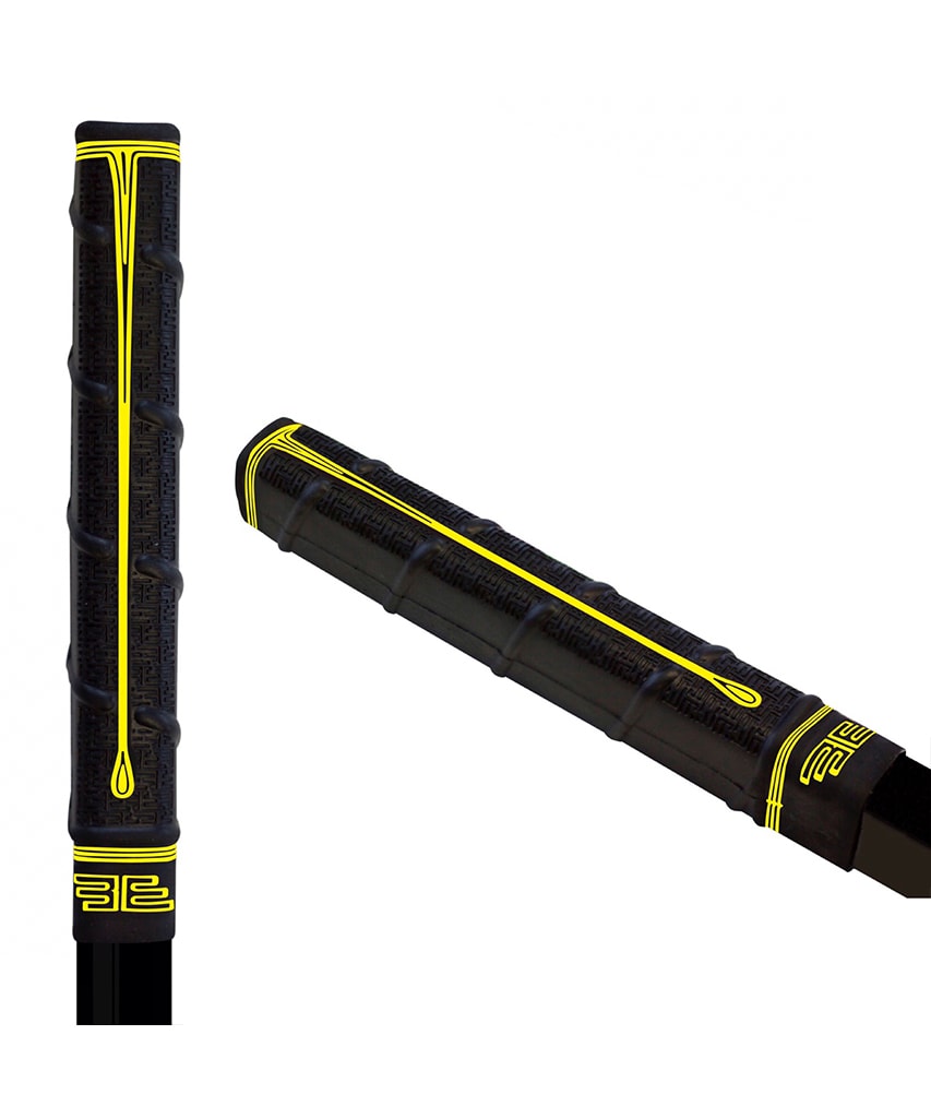 BUTTENDZ TWIRL88 GRIP - BLACK/YELLOW