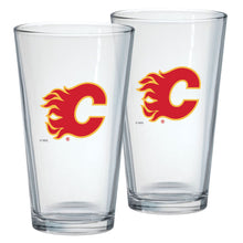 CALGARY FLAMES 16OZ MIXING GLASS SET