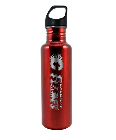 CALGARY FLAMES 26OZ STAINLESS STEEL WATER BOTTLE