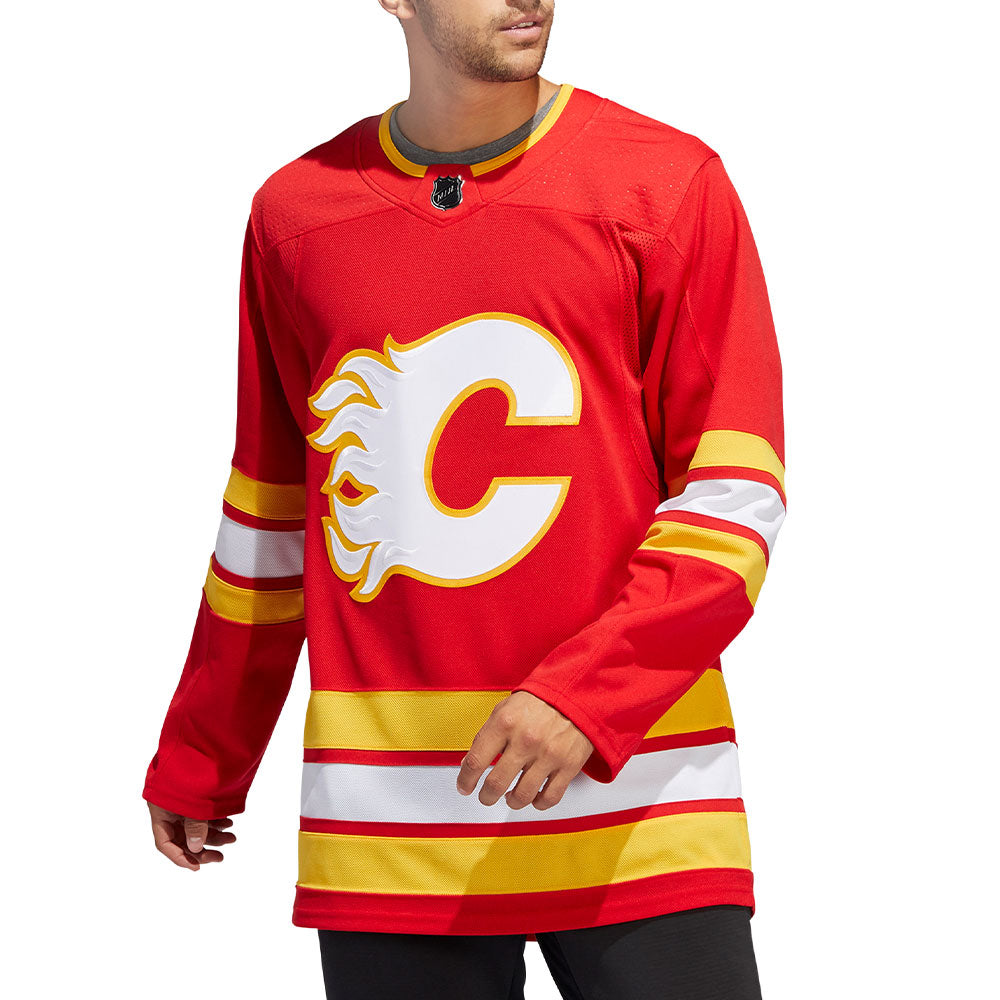 Customizable Calgary Flames Adidas Primegreen Authentic NHL Hockey Jer –