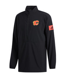 CALGARY FLAMES ADIDAS MEN'S GAME MODE 1/4 ZIP TOP