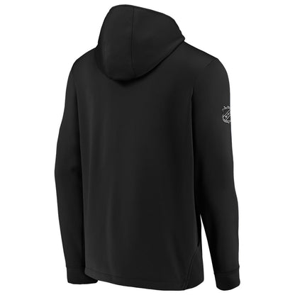 CALGARY FLAMES FANATICS MEN'S AUTHENTIC PRO LOCKER ROOM PO HOODIE