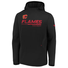 CALGARY FLAMES FANATICS MEN'S AUTHENTIC PRO LOCKER ROOM PO HOODIE