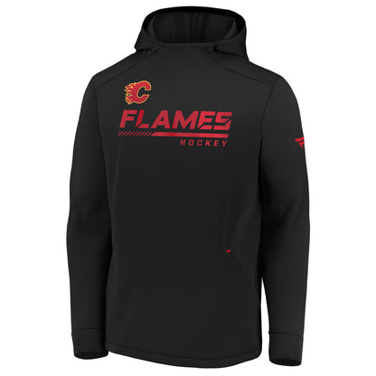 CALGARY FLAMES FANATICS MEN'S AUTHENTIC PRO LOCKER ROOM PO HOODIE