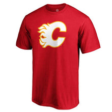 CALGARY FLAMES FANATICS MEN'S PRIMARY LOGO SHIRT