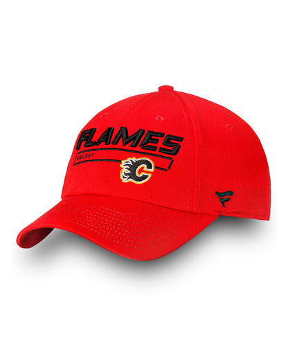 CALGARY FLAMES FANATICS MEN'S RINKSIDE FUNDAMENTAL ADJUSTABLE HAT
