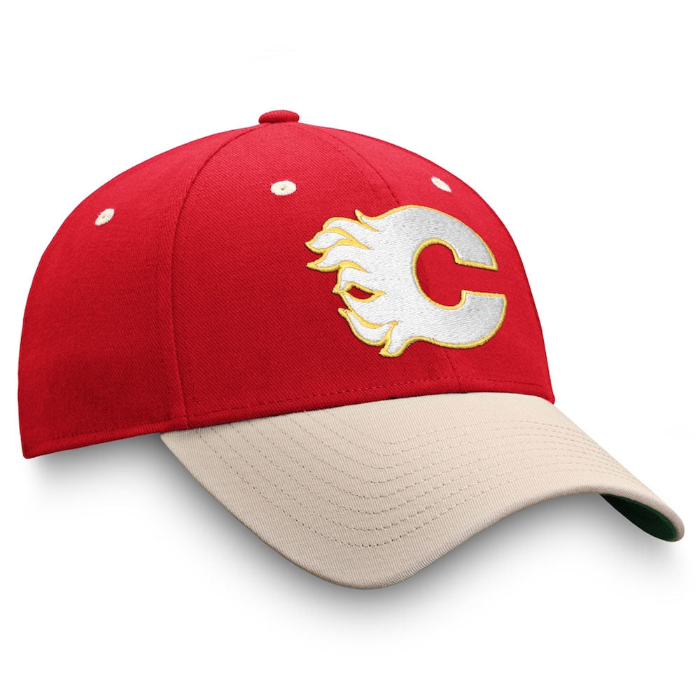 CALGARY FLAMES FANATICS MEN'S TRUE CLASSICS STRUCTURED STRETCH FLEX HAT