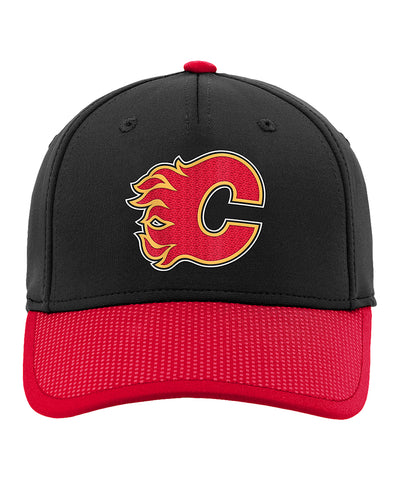 CALGARY FLAMES KIDS AUTHENTIC PRO STRUCTURED NHL DRAFT HAT