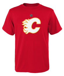 CALGARY FLAMES KID'S PRIMARY LOGO T SHIRT