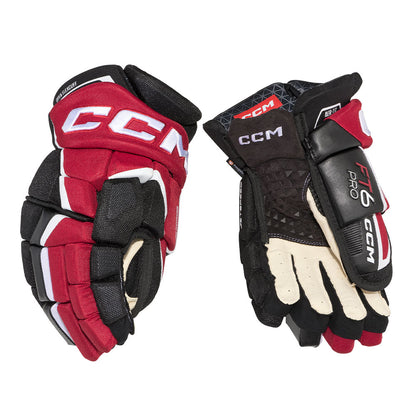 CCM JETSPEED FT6 PRO JUNIOR HOCKEY GLOVES