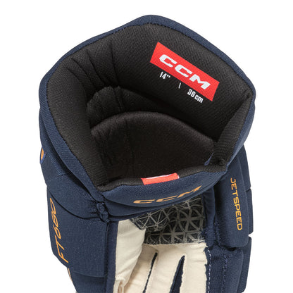 CCM JETSPEED FT680 JUNIOR HOCKEY GLOVES