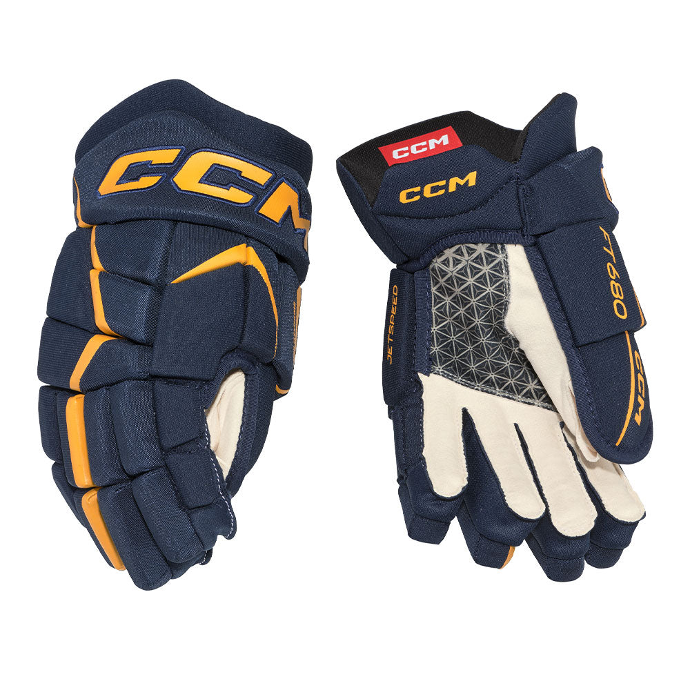 CCM JETSPEED FT680 JUNIOR HOCKEY GLOVES