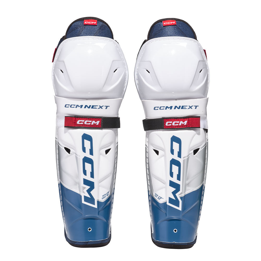 CCM NEXT JUNIOR HOCKEY SHIN PADS