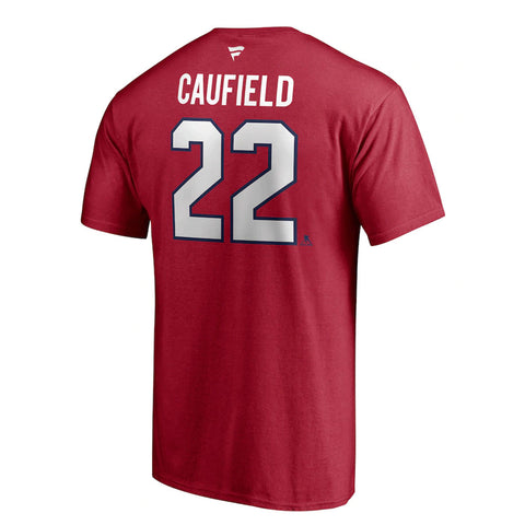 COLE CAUFIELD MONTREAL CANADIENS FANATICS MEN'S NAME AND NUMBER T SHIRT