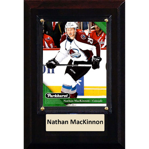 COLORADO AVALANCHE NHL CARD PLAQUE 4X6 - NATHAN MACKINNON