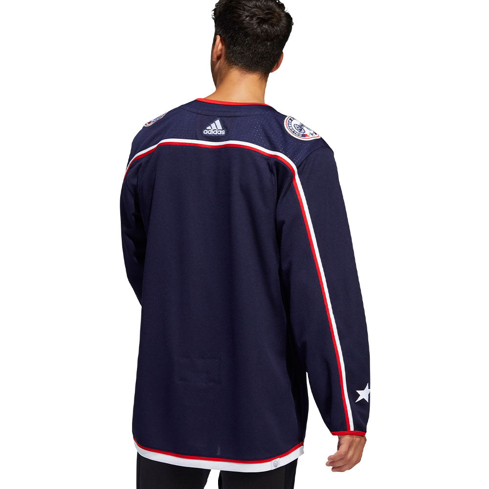 Customizable Columbus Blue Jackets Adidas Primegreen Authentic NHL Hockey Jersey