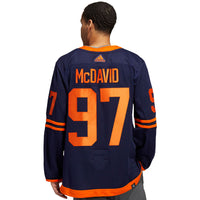 Adidas NHL Edmonton Oilers Connor McDavid Authentic Primegreen Alternate Jersey 52 / Navy