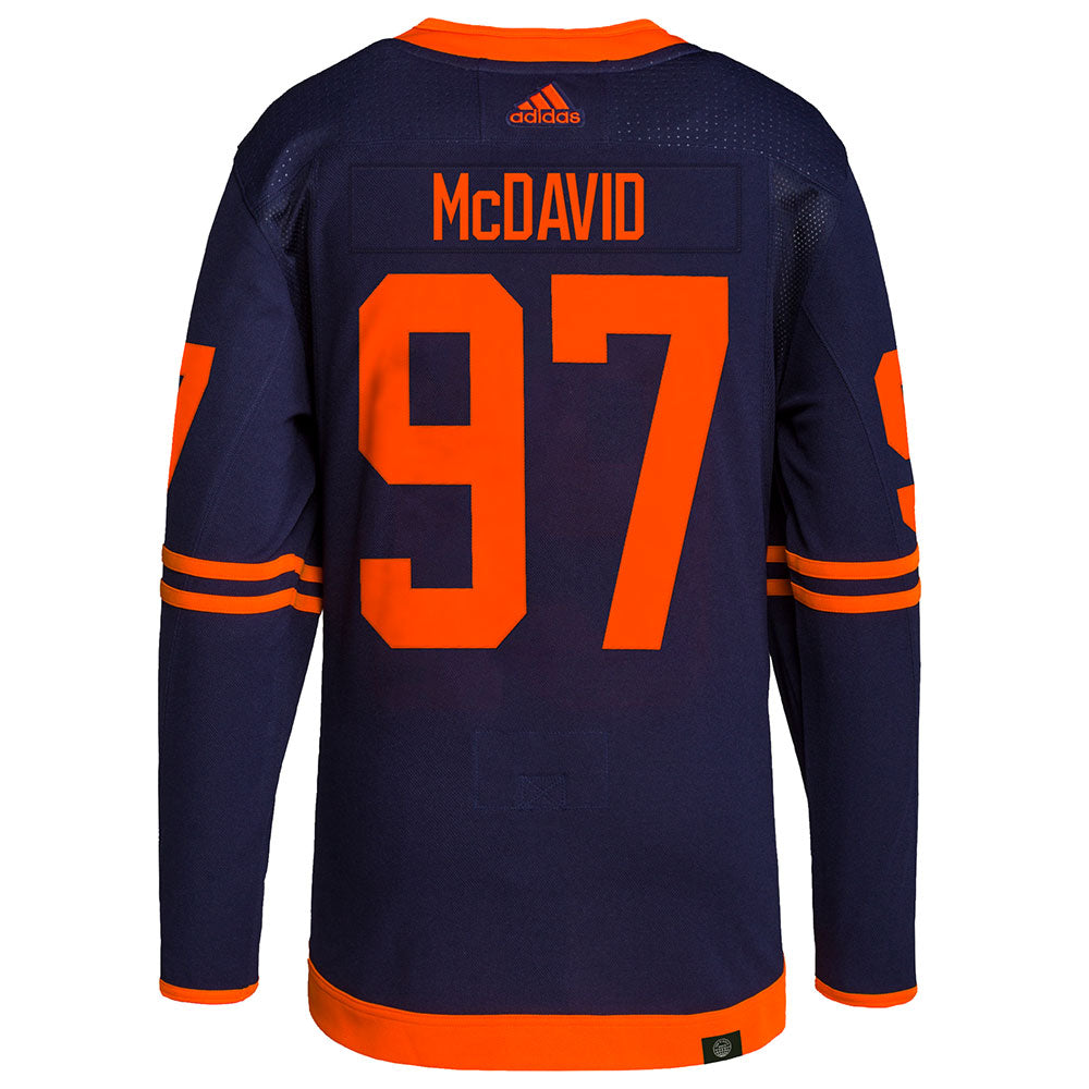adidas Oilers McDavid Third Authentic Jersey - Blue | adidas Canada