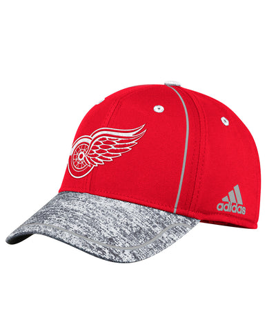 DETROIT RED WINGS ADIDAS MEN'S 2018 NHL STRUCTURED DRAFT HAT