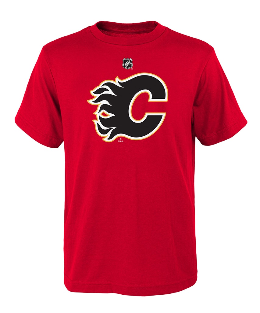 CALGARY FLAMES KID'S PRIMARY LOGO T SHIRT