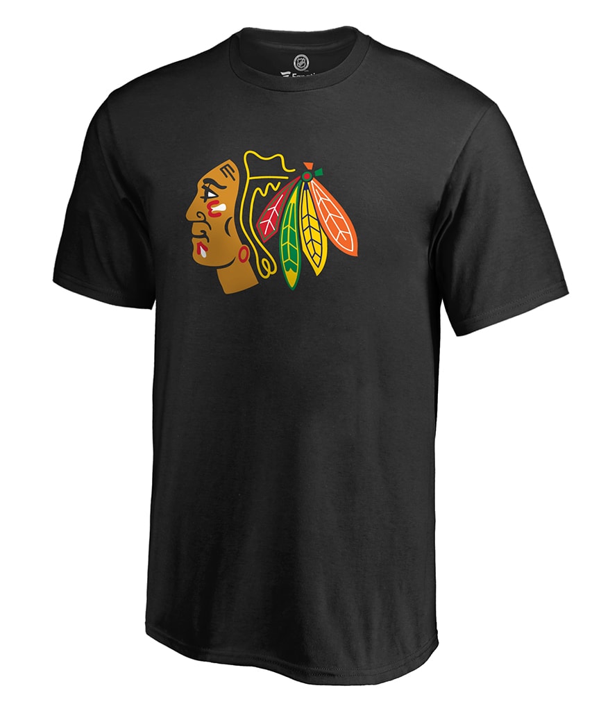 CHICAGO BLACKHAWKS FANATICS MEN'S PRIMARY LOGO T SHIRT
