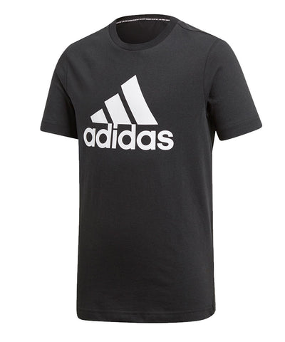 ADIDAS KID'S MUST HAVE BADGE OF SPORTS T SHIRT - BLACK