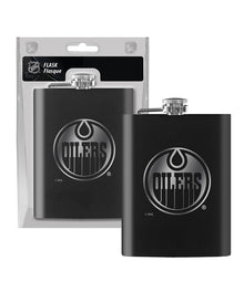 EDMONTON OILERS 8OZ FLASK - LASER ETCH