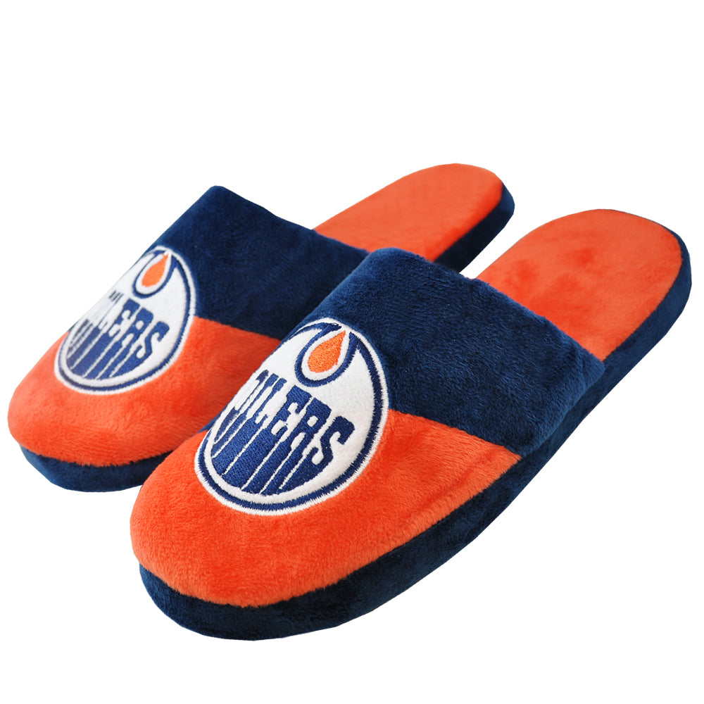 EDMONTON OILERS BIG LOGO SLIPPERS