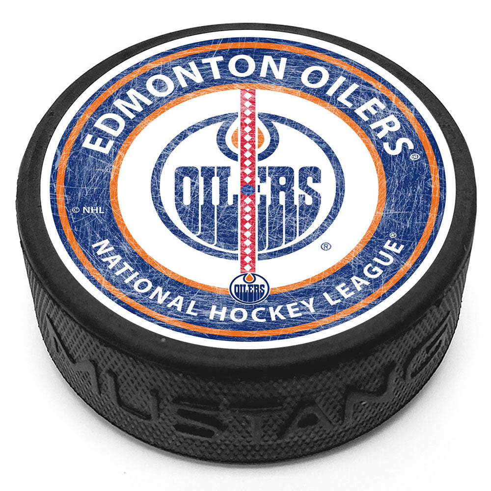EDMONTON OILERS CENTRE ICE PUCK