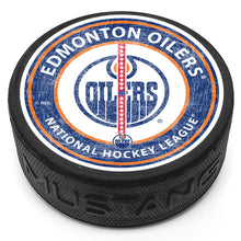 EDMONTON OILERS CENTRE ICE PUCK