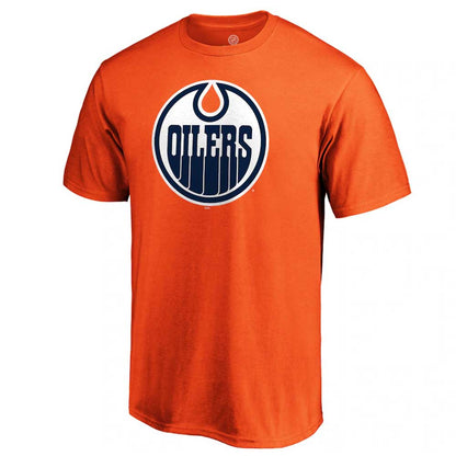 EDMONTON OILERS FANATICS MEN'S PRIMARY LOGO SHIRT