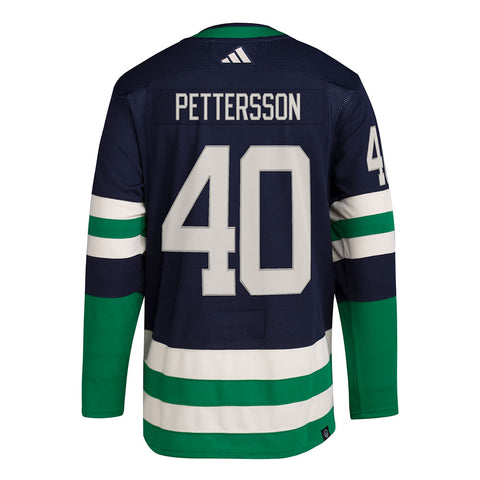 Men's Vancouver Canucks Elias Pettersson adidas Black Alternate Authentic  Pro Player - Jersey