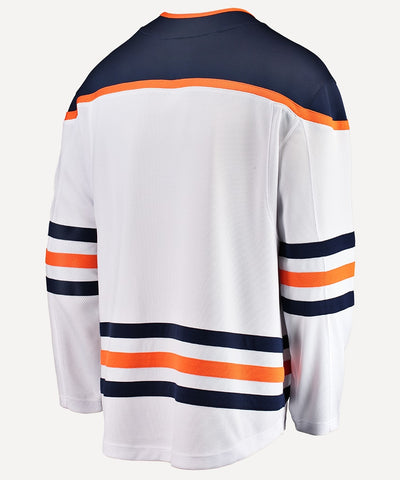 Edmonton Oilers adidas Away Primegreen Authentic Pro Blank Jersey - White