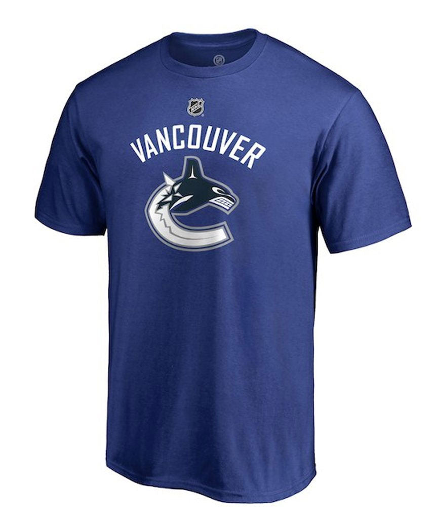 ELIAS PETTERSSON VANCOUVER CANUCKS FANATICS MEN'S NAME AND NUMBER T SHIRT