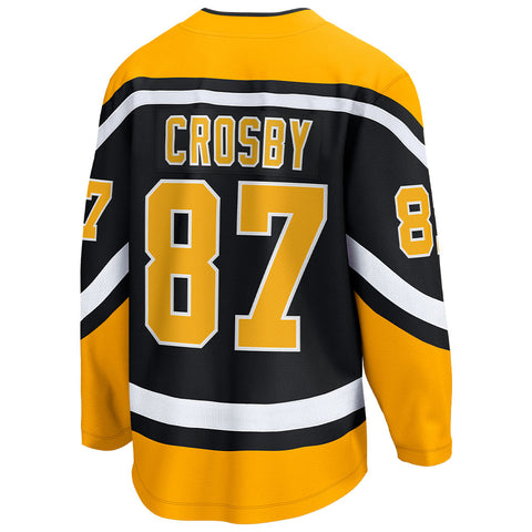 Men's Pittsburgh Penguins Sidney Crosby adidas Black Reverse Retro 2.0  Authentic Player Jersey