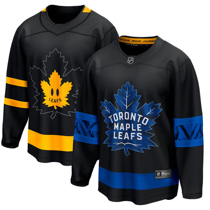 FANATICS TORONTO MAPLE LEAFS ADULT BLACK THIRD BREAKAWAY JERSEY