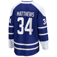 Men's Fanatics Branded Auston Matthews Royal Toronto Maple Leafs