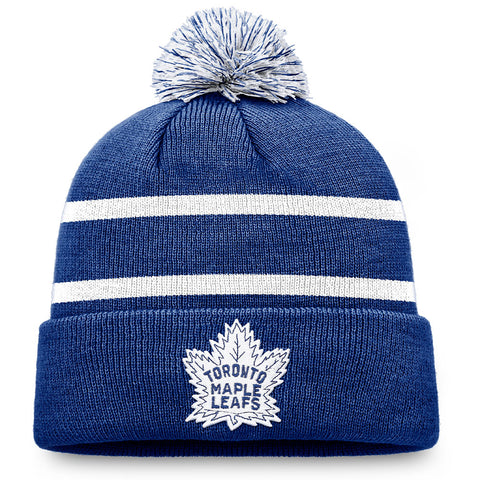 Outerstuff Reverse Retro Pom Knit Hat - Toronto Maple Leafs - Youth
