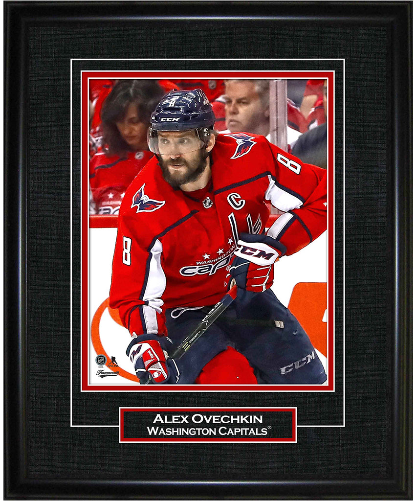 Alex Ovechkin Washington Capitals Framed 10 x 30 GR8 Chase Panoramic with A Piece of Game-Used Net - Limited Edition 888