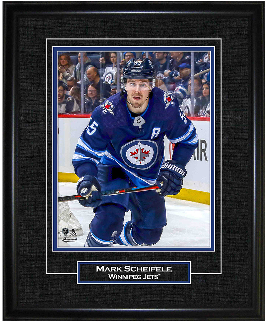 FRAMEWORTH MARK SCHEIFLE WINNIPEG JETS FRAMED 8X10 PRINT