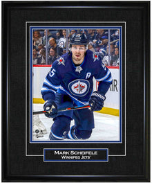 FRAMEWORTH MARK SCHEIFLE WINNIPEG JETS FRAMED 8X10 PRINT