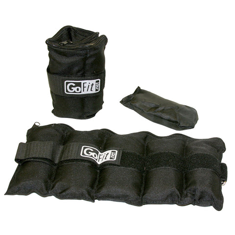 GOFIT ADJUSTABLE ANKLE WEIGHTS 2.5LB