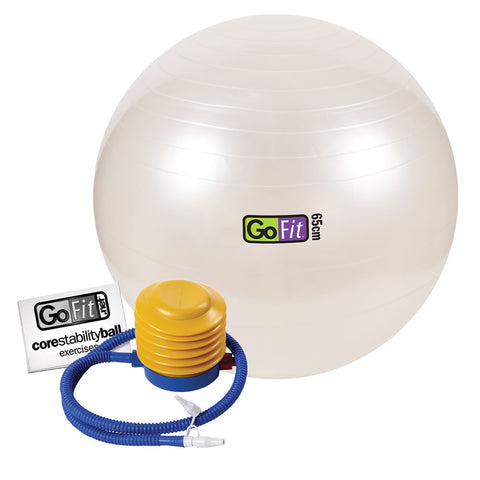 GOFIT EXERCISE BALL WITH PUMP 65CM