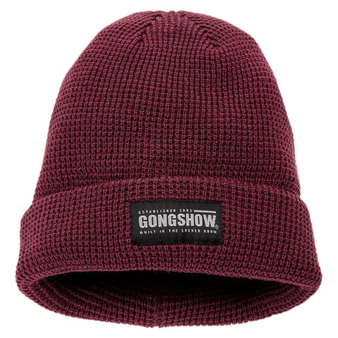 GONGSHOW MEN'S DIALED-IN MAROON TOQUE