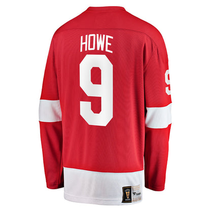 GORDIE HOWE DETROIT RED WINGS FANATICS MEN'S HERITAGE BREAKAWAY JERSEY
