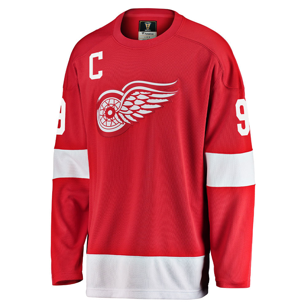 GORDIE HOWE DETROIT RED WINGS FANATICS MEN'S HERITAGE BREAKAWAY JERSEY