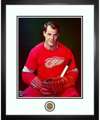 GORDIE HOWE DETROIT RED WINGS ICONS COLLECTION - 18X22