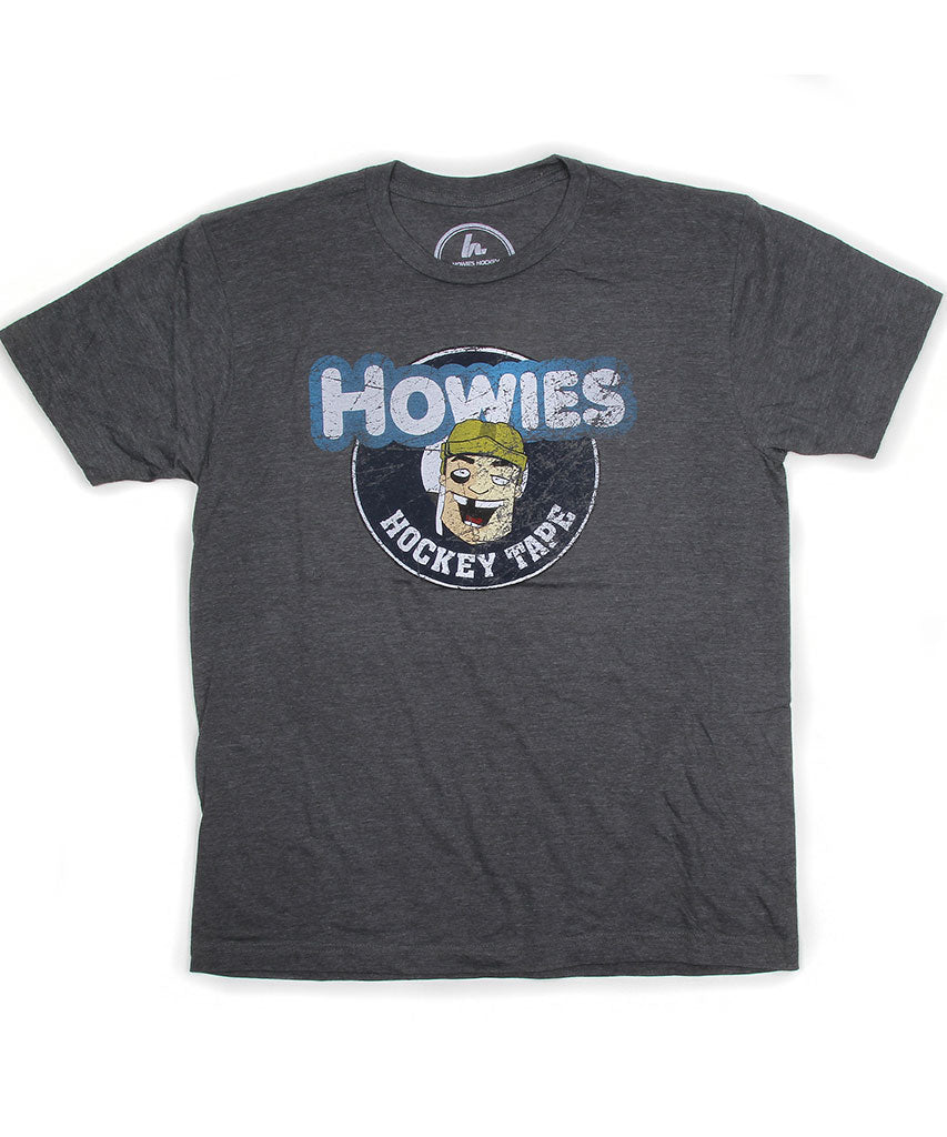 HOWIES HOCKEY MEN'S VINTAGE T SHIRT - GREY